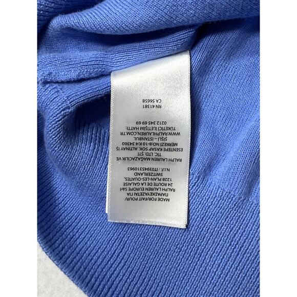 Polo Ralph Lauren Men's Cotton Crewneck Sweater - size XL - Blue - Picture 6 of 10